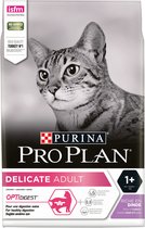 Pro Plan Delicate Katten droogvoer - Kalkoen & Rijst - 3 kg