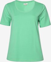 EVIVA - T-shirt korte mouw met ronde hals - groen