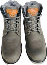 Hoge Heren wandelschoenen - Waterdicht - Donkergroen- Leer - Maat 40-45