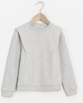 Sissy-Boy - Grijze sweater met schouderdetail