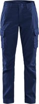 Blaklader Dames industrie werkbroek stretch 7144-1832 - Marineblauw/Korenblauw - D20