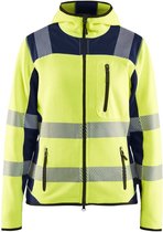 Blaklader Dames High Vis gebreid vest 4967-2120 - High Vis Geel/Marineblauw - XS