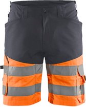 Blaklader Short met stretch High Vis 1541-1811 - Medium Grijs/ High Vis Oranje - C44