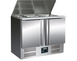 Saladette 2 deuren | Telescopisch schuifdeksel, 3x 1/1GN | Saro | Baldur S902 | 323-1002