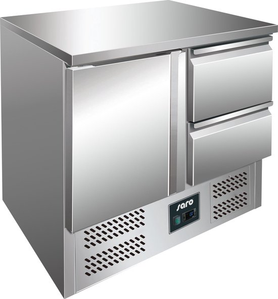 Koelwerkbank | 1 deur en 2 lades | Compressor onder | Saro | 323-10062