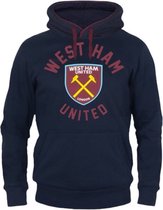 Navy hoodie West Ham United FC maat S