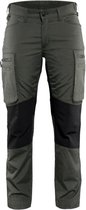 Blaklader Dames Service werkbroek Stretch 7159-1845 - Army Groen/Zwart - C30