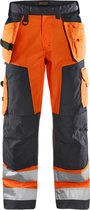 Blaklader Werkbroek High Vis 1568-1811 - High Vis Oranje/Medium Grijs - C58