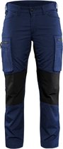 Blaklader Dames Service werkbroek Stretch 7159-1845 - Marineblauw/Zwart - C30