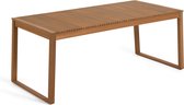 Kave Home - Emili outdoor tafel in massief acaciahout, 190 x 90 cm FSC 100%