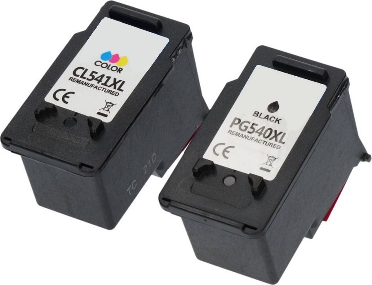 Huismerk geschikt voor Canon PG-540 / CL-541 XL Inktcartridges - MG3150 - MG3250 - MG3550 - MG3650 - MG4250 - MX475 - MX535 - TS5150