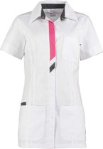 Haen / Ballyclare Dames Zorgjas Peggy Wit/Roze 74031 - Maat XS