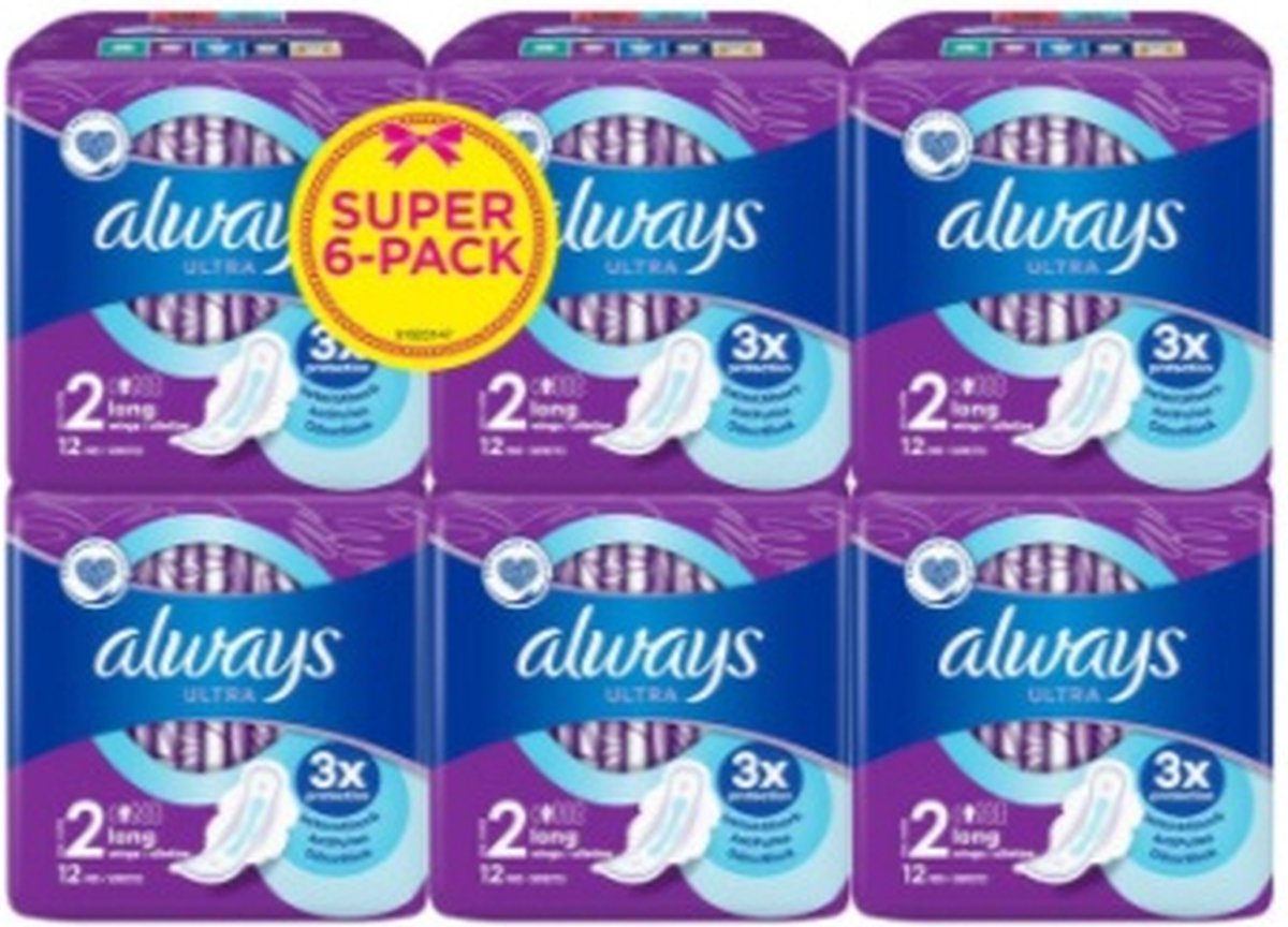 Always Ultra Long Plus Maandverband 6-pack