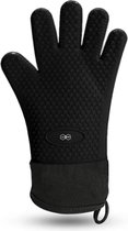JU&MP Ovenwant - Keuken accessoires - Hittebestendige Handschoen - 1 Stuk - Zwart