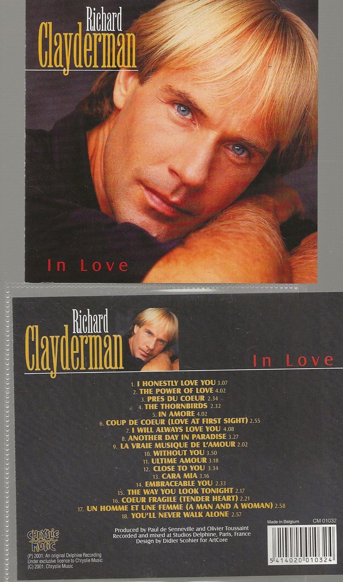RICHARD CLAYDERMAN - IN LOVE