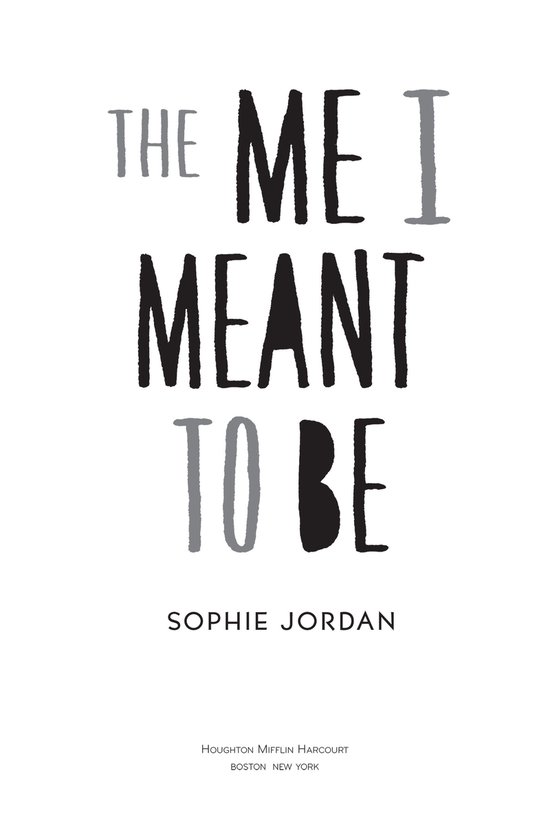 The Me I Meant to Be - cover