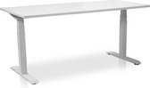 Zit-sta bureau elektrisch verstelbaar - MRC PRO-L 2.0 NEN-EN 527 | 140 x 80 cm | frame wit - blad wit | memory functie met 4 standen | 150kg draagvermogen