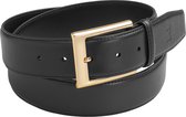 Davide Manzoni - Heren Riem - Heren Riemen - Broek Riem - Designer Riem - Goud - 105cm Lang - 4cm Breed