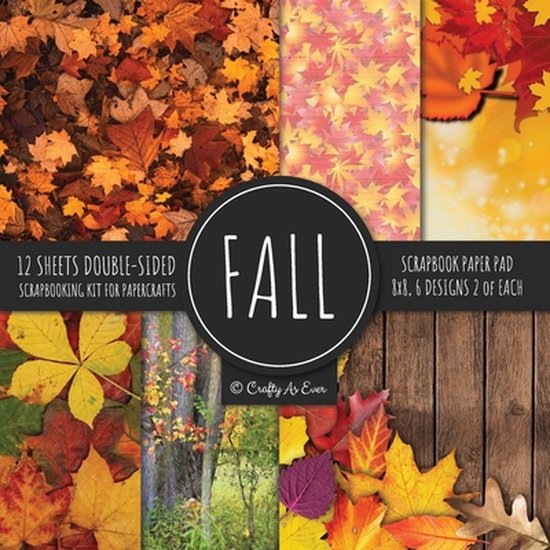 Fall Scrapbook Paper Pad 8x8 Scrapbooking Kit for Papercraft ... - cover