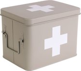 Medicijnbox - oker geel - bewaardoos - metaal 15 x 22 15 cm bol.com