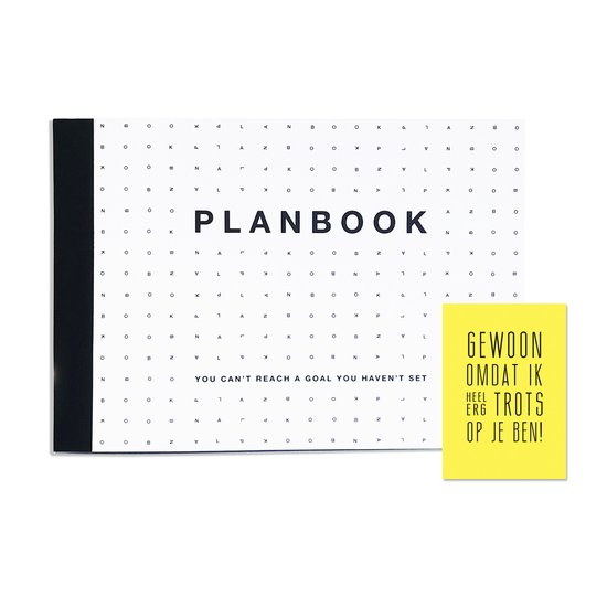Planner A4 R + KAART -  datumloos - planboek