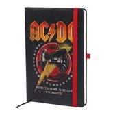 Bloc-notes AC/ DC - Pour ceux sur le point de Rock - A5