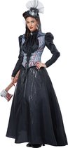 CALIFORNIA COSTUMES - Zwart en grijs Victoriaans killer kostuum voor vrouwen - S (38/40)