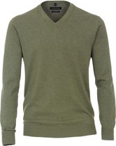 Casa Moda - Pullover Army Groen - Maat 5XL - Regular-fit