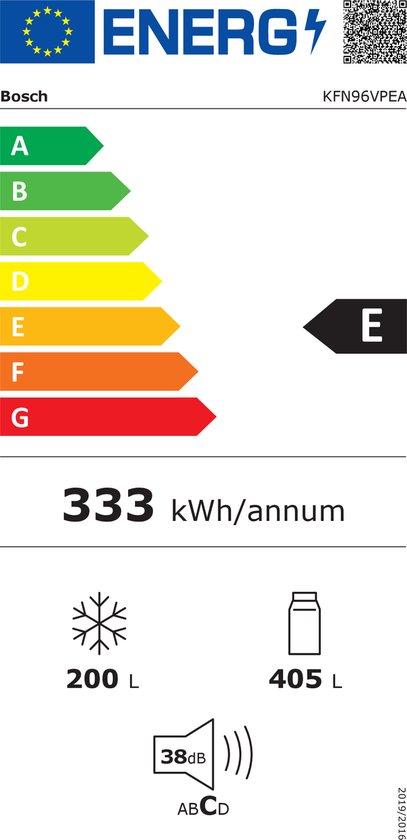 Frigo Américain BOSCH KFN96VPEA