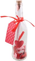 Flessenpost met kurk - Message in a Bottle - Valentijn - Liefde - Moederdag - Cadeau
