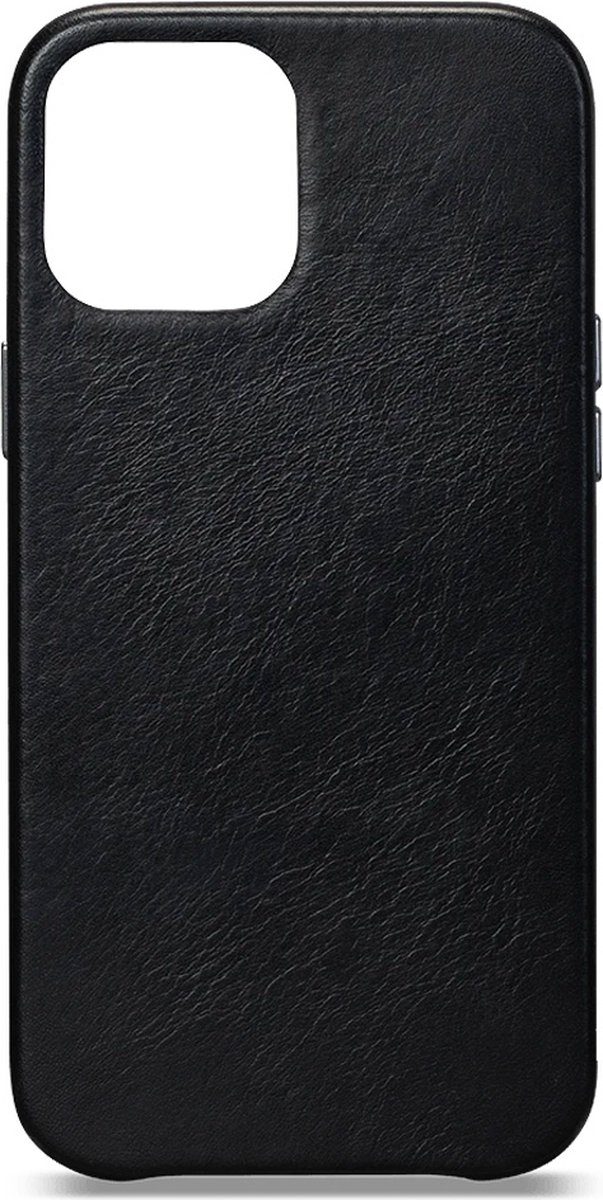Sena - Leather Skin iPhone 13 / 13 Pro Hoesje - zwart