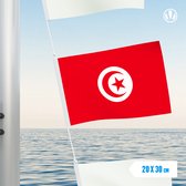 Vlaggetje Tunesië 20x30cm