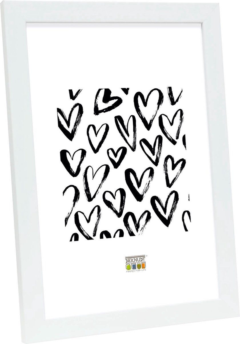 Deknudt Frames Fotolijst - Wit - S41VH1 - Voor foto: 10x15 cm