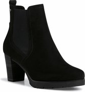 Tamaris Dames Chelseaboot 1-1-25929-27 001 zwart wijd Maat: 36 EU