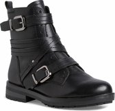 Blue Box dames lak veterboots - Zwart - Maat 41 | bol.com