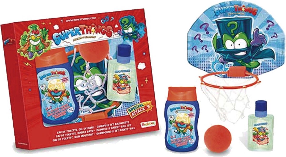 SUPERTHINGS - Basketball Gift Set met Eau de Toilette en Bad-Shampoo