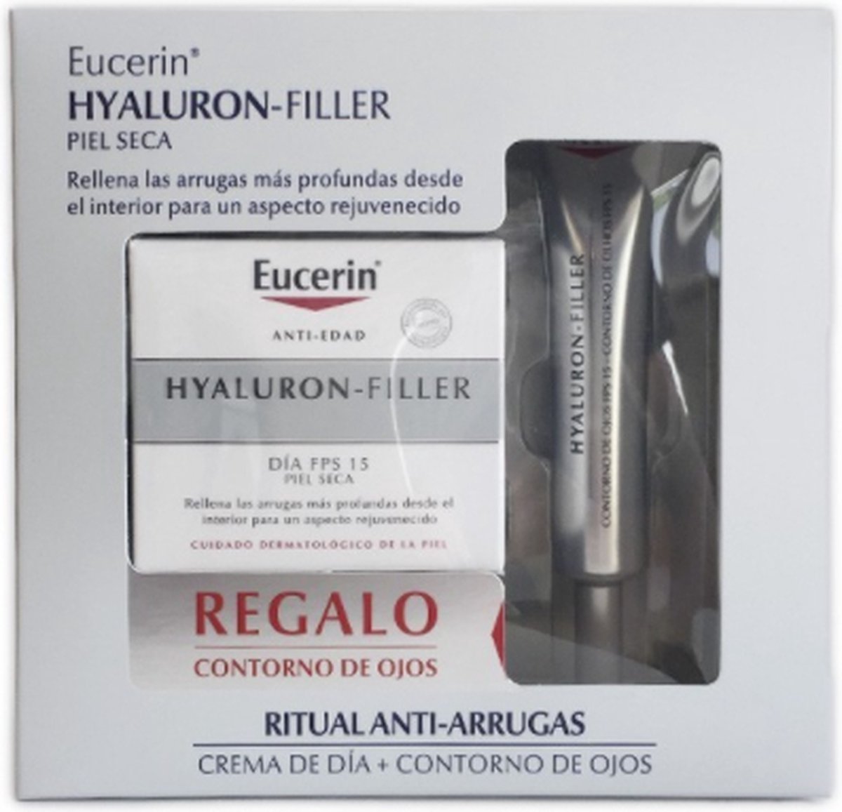 Eucerin Hyaluron Filler Day Cream Dry Skin 50ml Set 2 Pieces