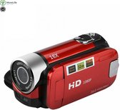 MoreLife Full HD 16MP Video Camera - Nachtzicht Video Camcorder - Digitale  Videocamera - Camcorder - Rode uitvoering