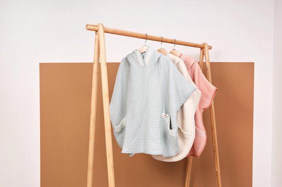 bébé-jou Poncho Badcape - 86/98 - Pure Cotton Pink van Bebe Jou — afbeelding 2