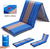 Slaapmat - Slaapmatje - campingmatras - extra licht campingmatje - Opvouwbare Dutje Mat - voor backpacken, hiken,Camping,Auto Noodbenodigdheden - Blauw