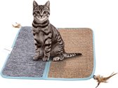 Kattenkrabmat - Sisal Krabmat voor Katten om Klauwen te Slijpen en Meubels te Beschermen