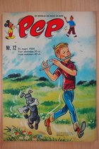 Pep No.12 - 21 maart 1964 - Een weekblad met Mickey en Kuifje