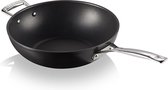 Le Creuset Anti-aanbak wokpan + handvat Zwart 30cm 4,7l