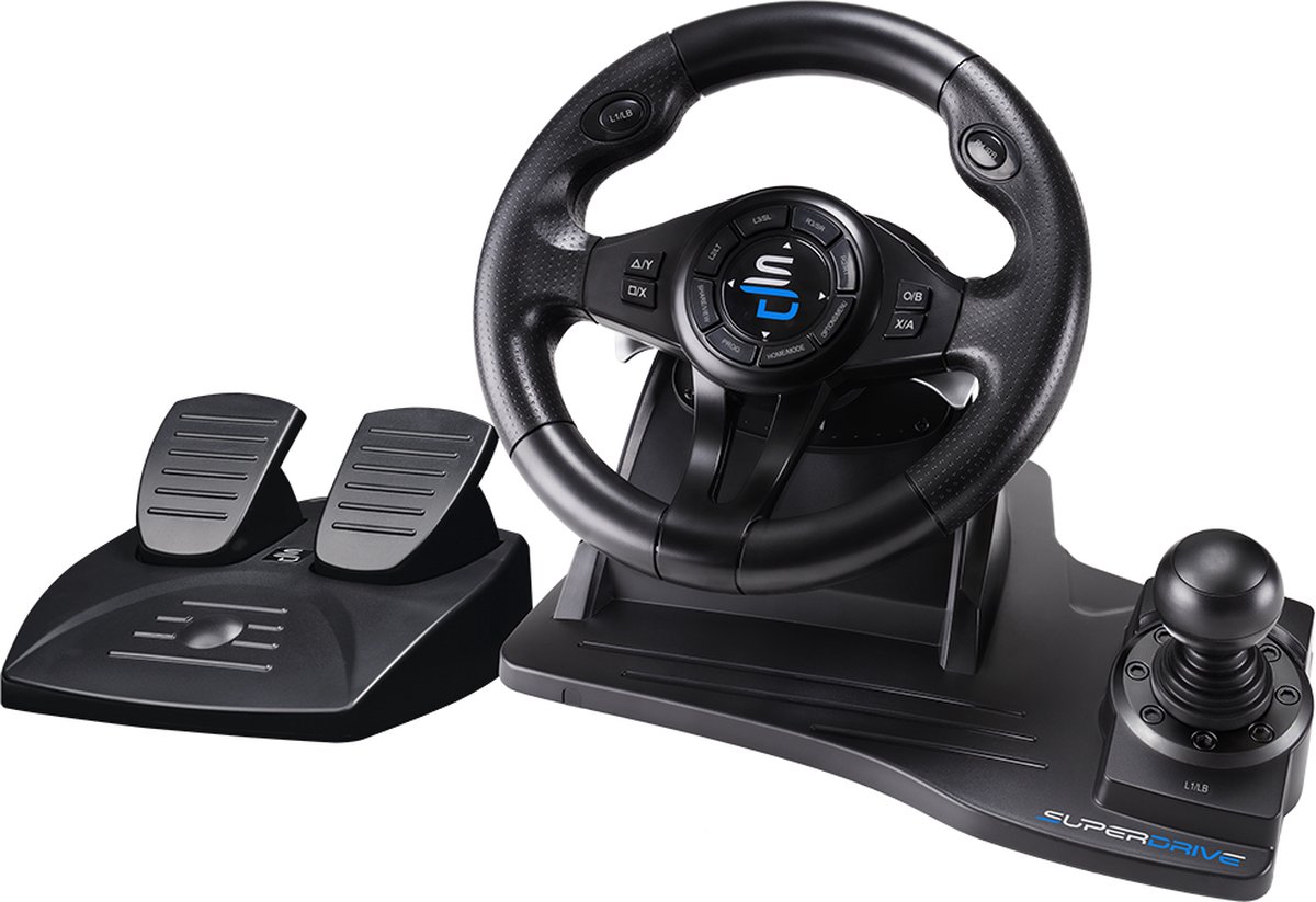 Subsonic Superdrive GS550 - Race Stuur - Game Stuur geschikt voor PS4, Xbox One, Xbox Series & PC