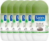 Sanex Roll-on Natur Protect Normale huid Deodorant - 6 x 50 ml
