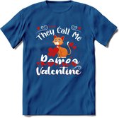 They Call Me Romeo - Valentijn T-Shirt | Grappig Valentijnsdag Cadeautje voor Hem en Haar | Dames - Heren - Unisex | Kleding Cadeau | - Donker Blauw - L