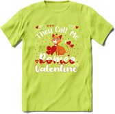 They Call Me Romeo - Valentijn T-Shirt | Grappig Valentijnsdag Cadeautje voor Hem en Haar | Dames - Heren - Unisex | Kleding Cadeau | - Groen - XXL