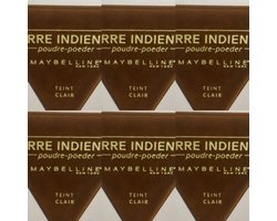 Maybelline New York  Glow Powder  01 Clair  Gezichtspoeder ( 6 STUKS)