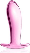 Glossy Toys 20 - Glazen Buttplug - 11.7 x 3.4cm - Roze
