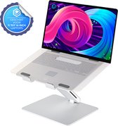 ViveGrace Laptop Standaard - Ergonomische Laptop Houder - Inklapbaar en Verstelbaar - Zilver - Maximale schermformaat: 16 - Minimale schermafmeting: 10